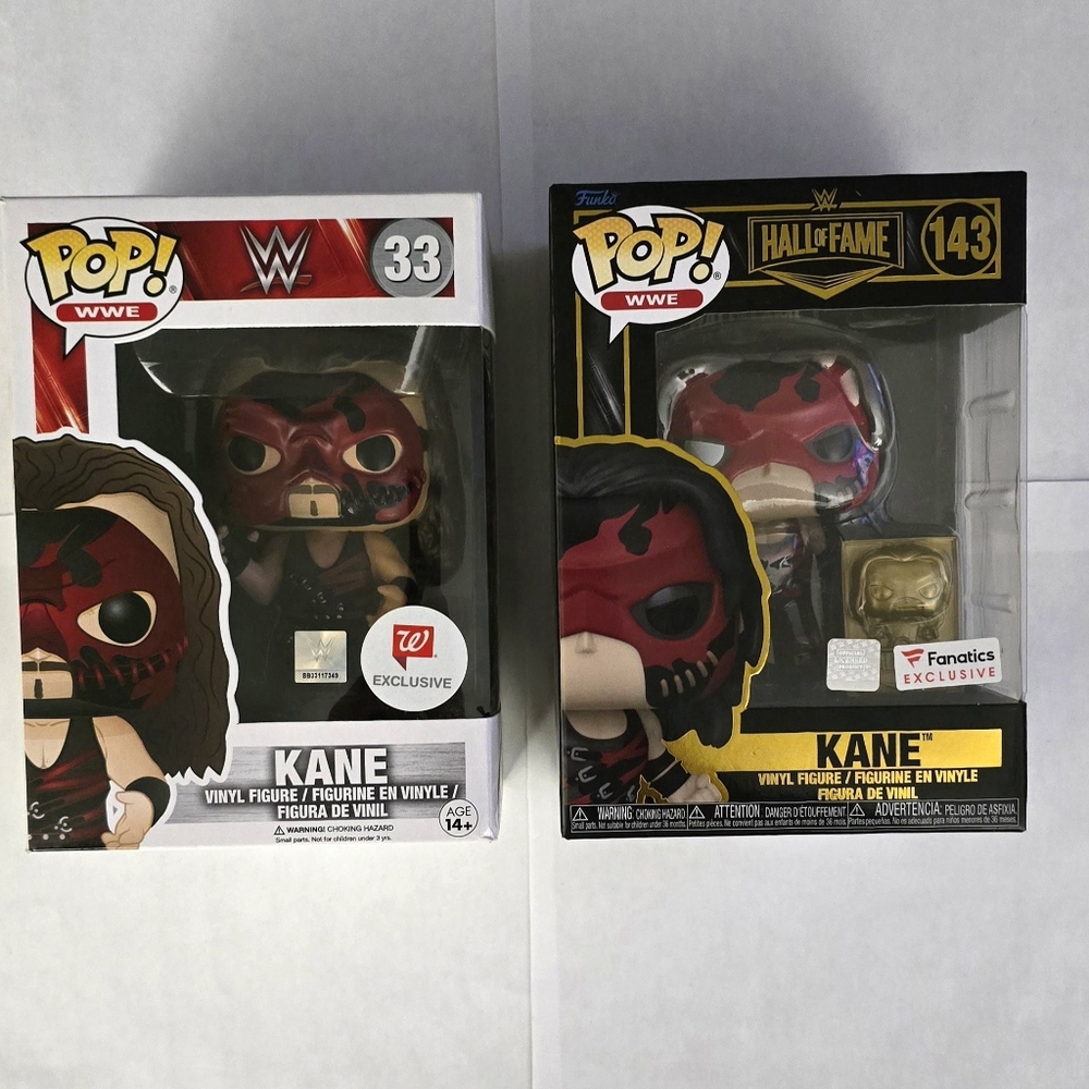 Kane Funko Pop 143 WWE Hall of Fame Fanatics Exclusive + Target Exclusive 33